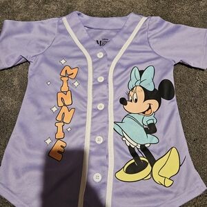Disney Minnie Mouse Lavender Kids Jersey